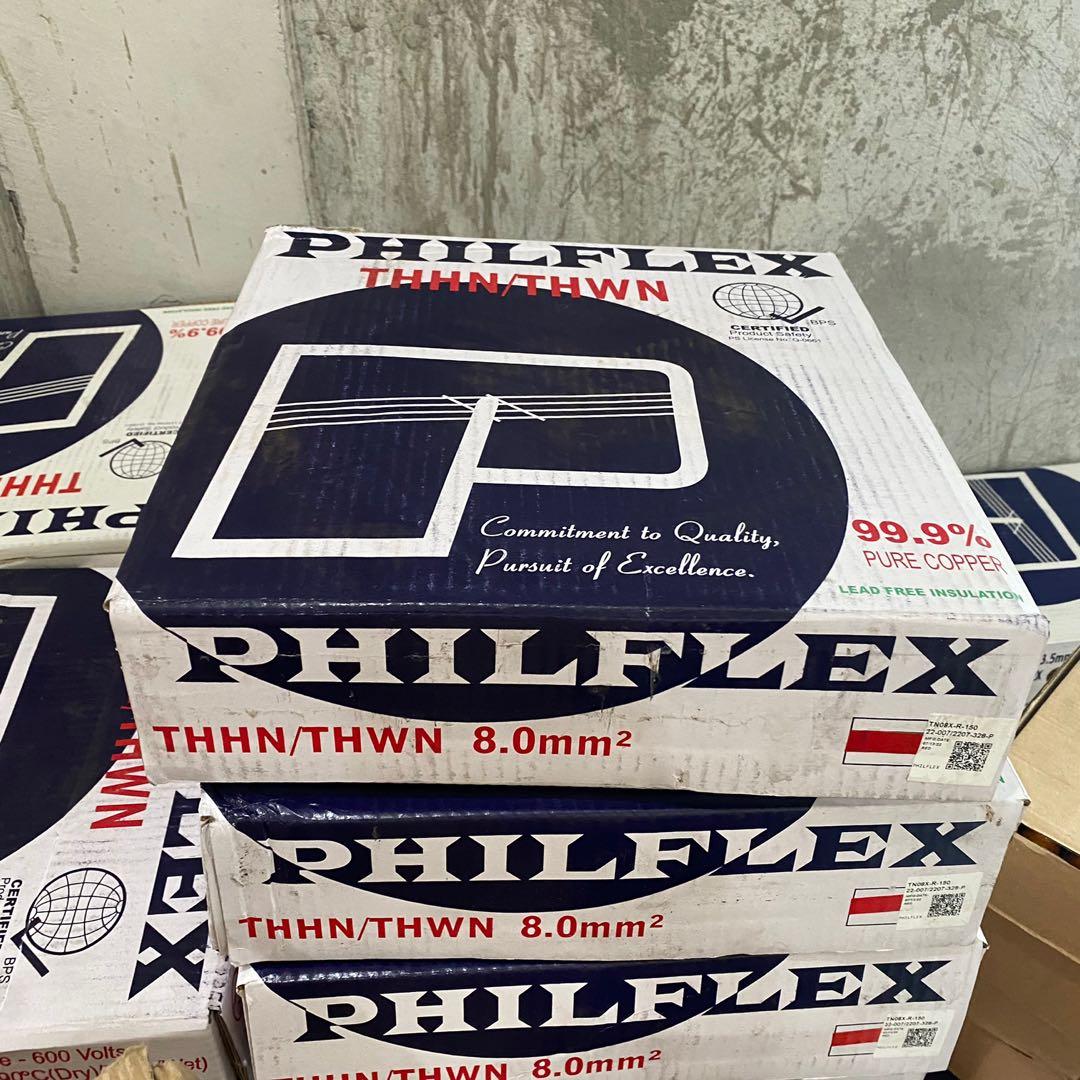 Philflex Thhn Wire (Category: Construction & Building Materials) located in Quezon City. Submitted by morespace555 (Listing ID 1173405017, Image 3). Description: Available in: - 14/7 - 12/7 - 10/7 - 8/7 - 6/7 Message me for orders and quotations You may also contact 09177247511.