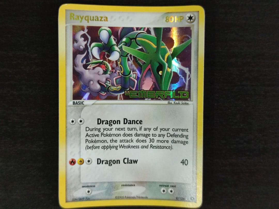 ポケモンカードゲーム Rayquaza 9/106 EX Emerald HoloUltra Rare Rayquaza 9/106 EX Emerald Holo Secret Ultra Rare Pokemon TCG