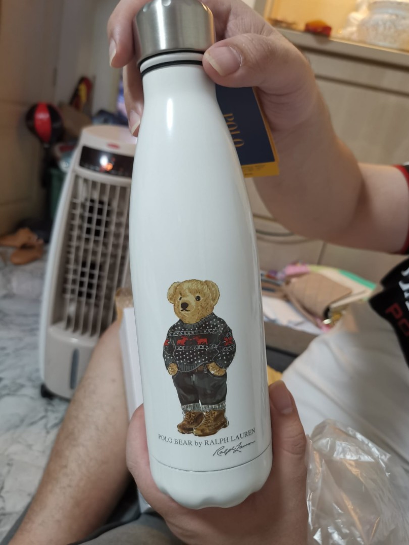 Polo bear ralph Lauren water bottle flask, Furniture & Home Living,  Kitchenware & Tableware, Water Bottles & Tumblers on Carousell