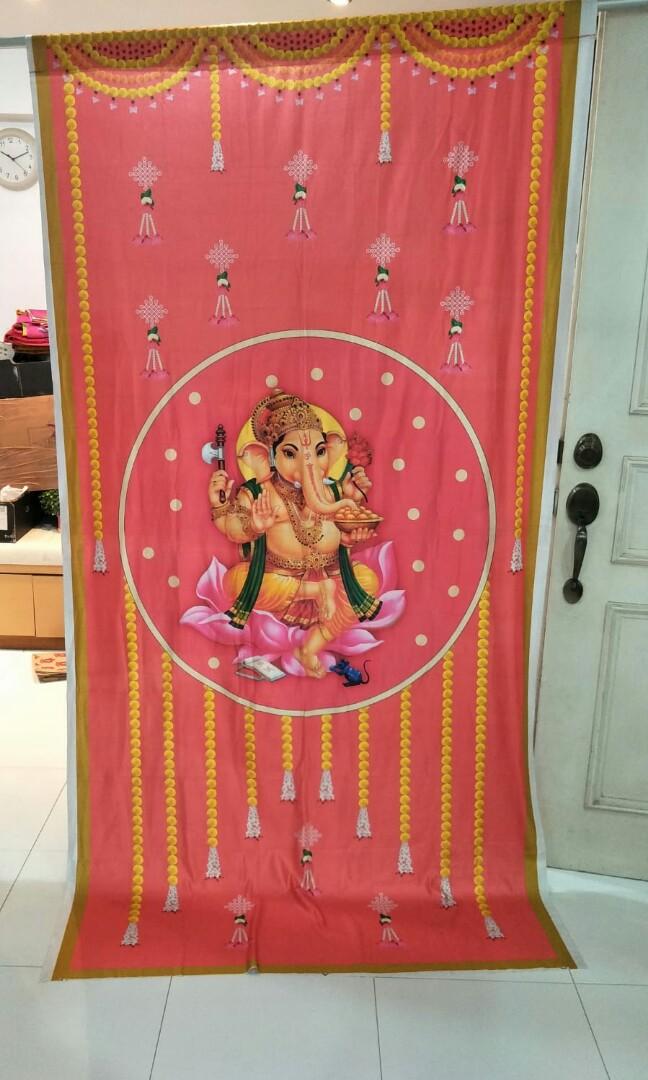 Pooja Backdrop clothes available for Upcoming festivals/ New model backdrop  clothes / Navarathri Decor, Furniture & Home Living, Home Decor, Wall Decor  on Carousell