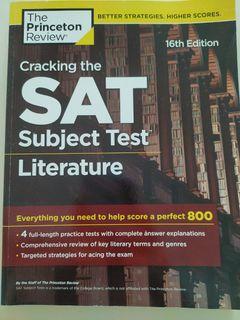 Princeton Review Cracking the SAT Suject Test Literature
