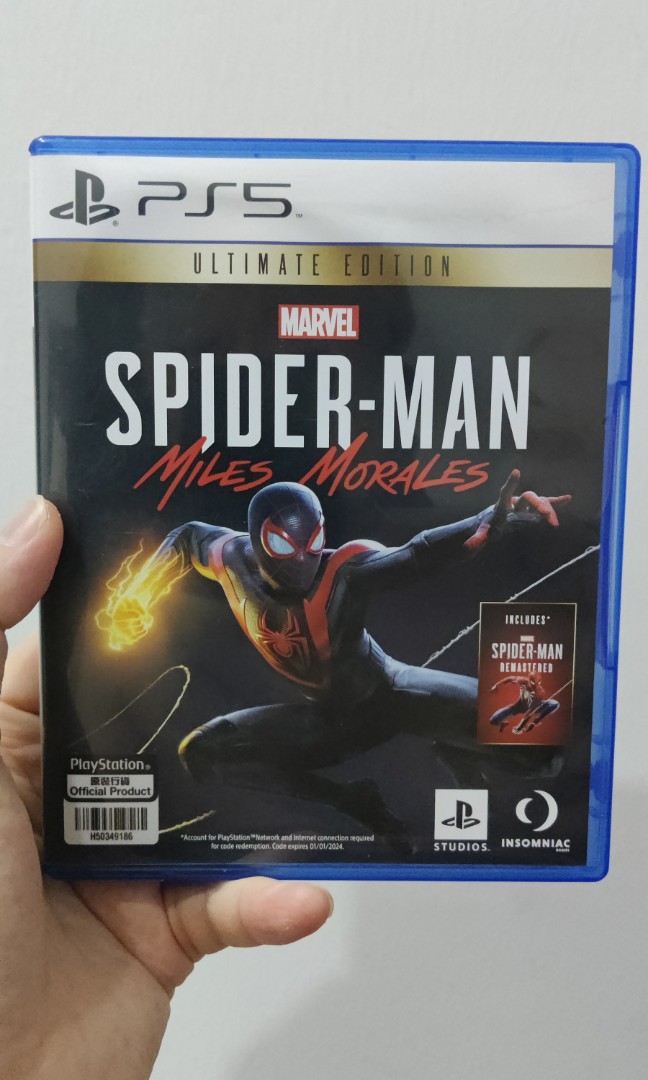 PS5 GAME SPIDER MAN MILES MORALE ULTIMATE EDITION SPIDERMAN MILES