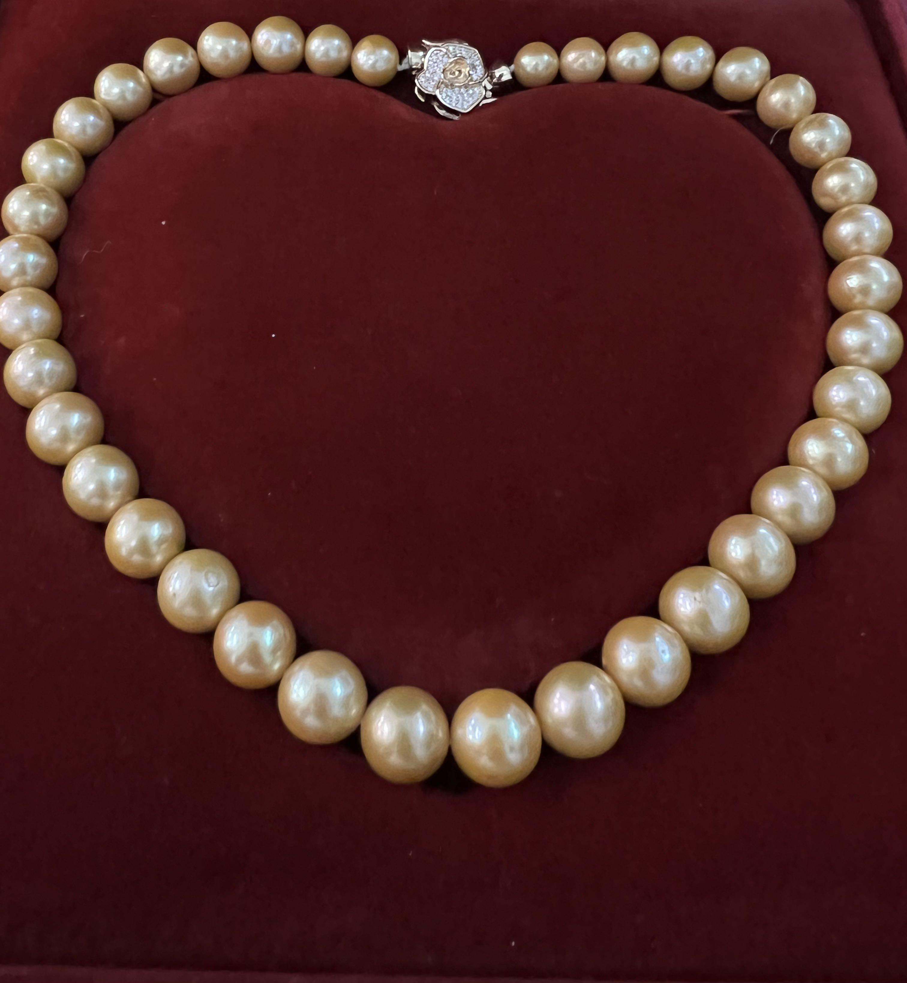 Rare gold clearance pearls