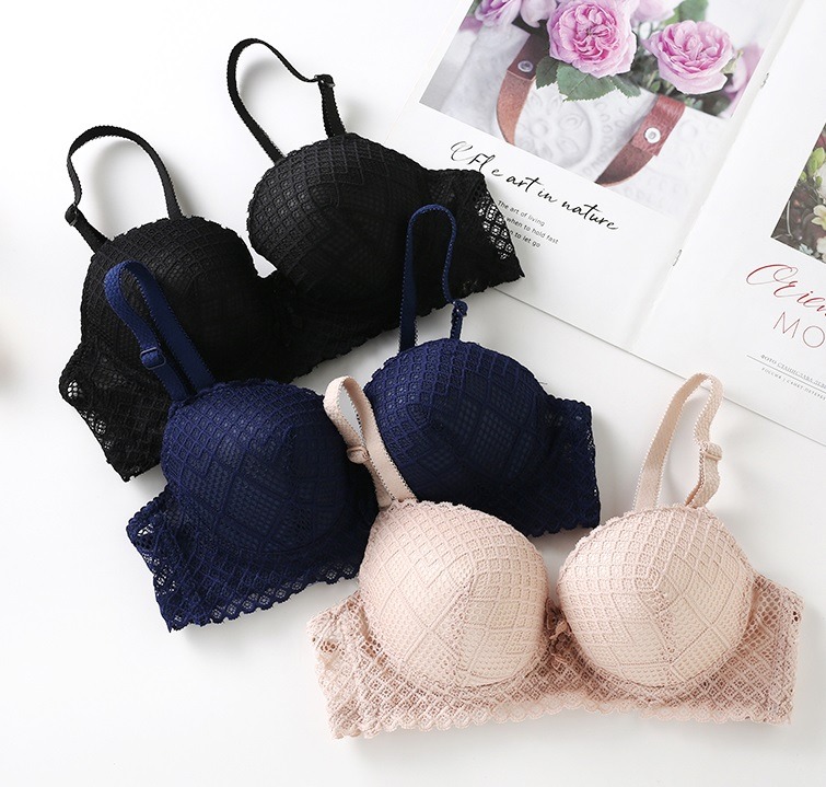 READY STOCK [LFB9726] SCARLETTE BRA WIRED LACE LINGERIE ADJUSTABLE