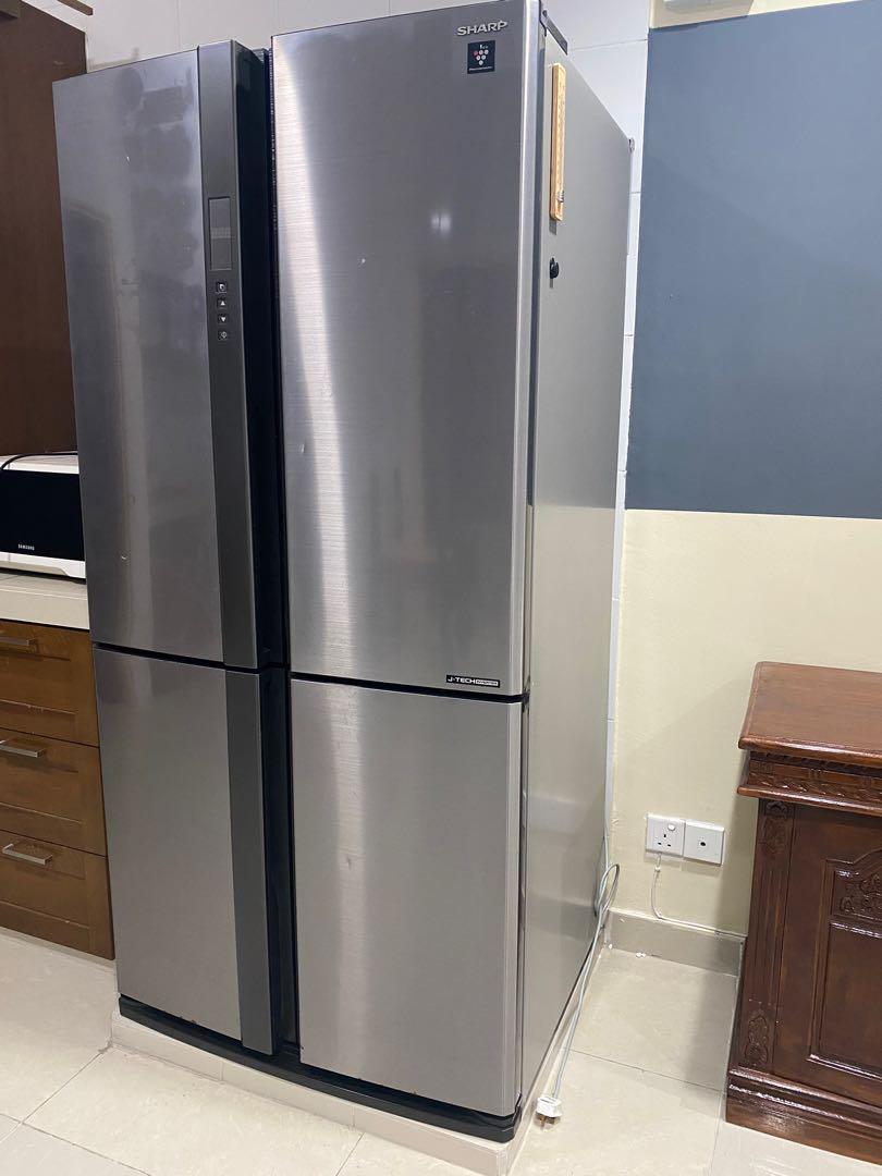 Refrigerator SHARP inverter 4 doors, TV & Home Appliances, Kitchen