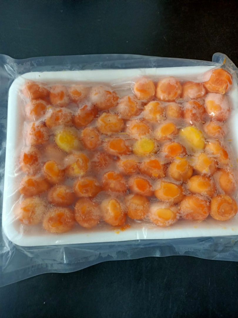 Salted Eggs Yolks ( 1kg Frozen ), Food & Drinks, Local Eats on Carousell