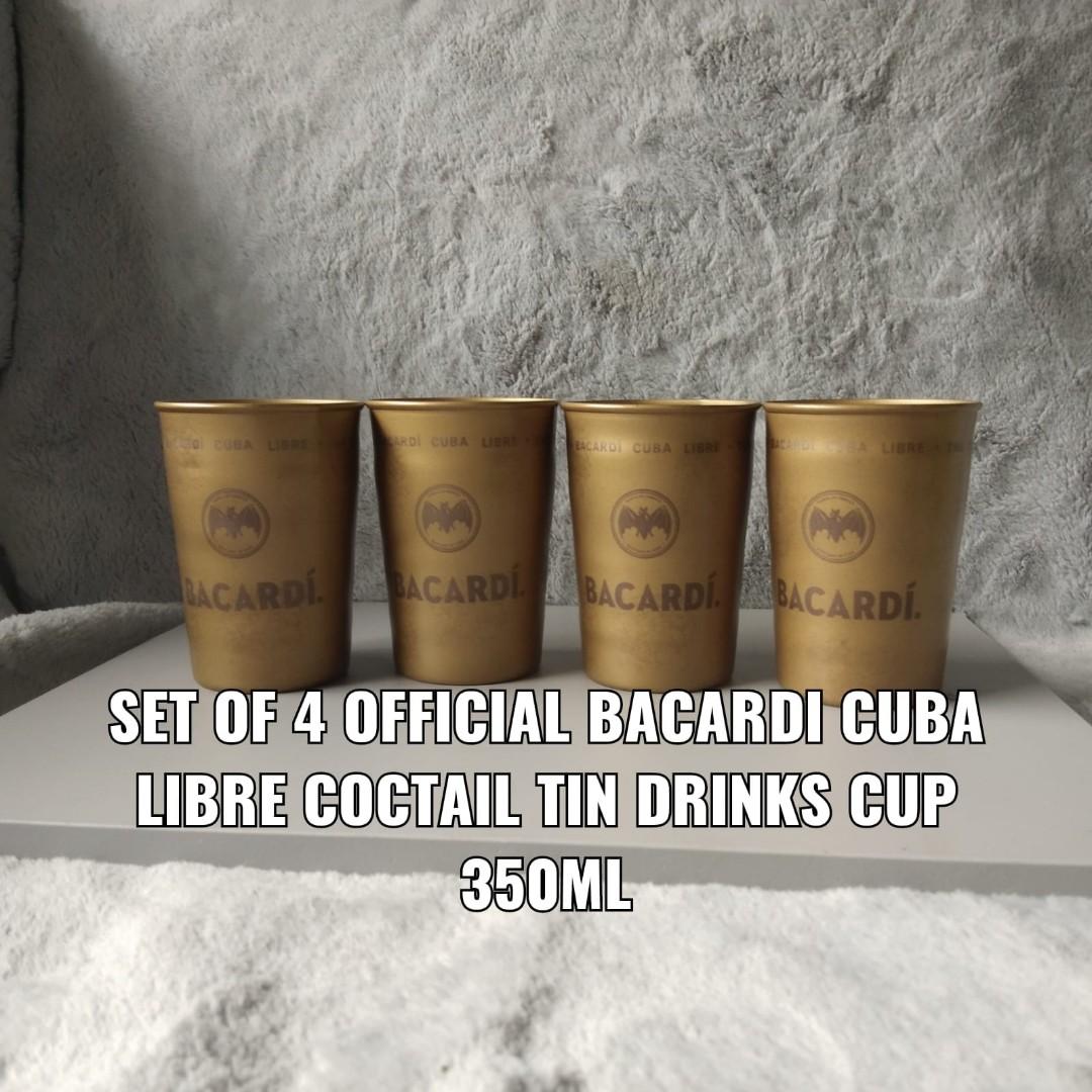 Bacardi Cuba Libre Gold Tin Cup 