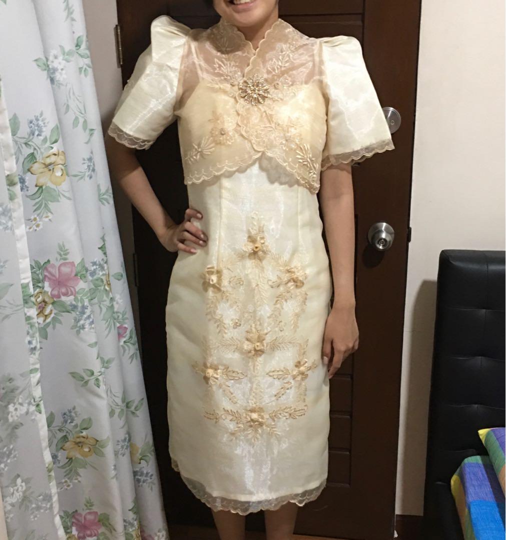 Small Filipiniana Dress set Women s Fashion Dresses Sets