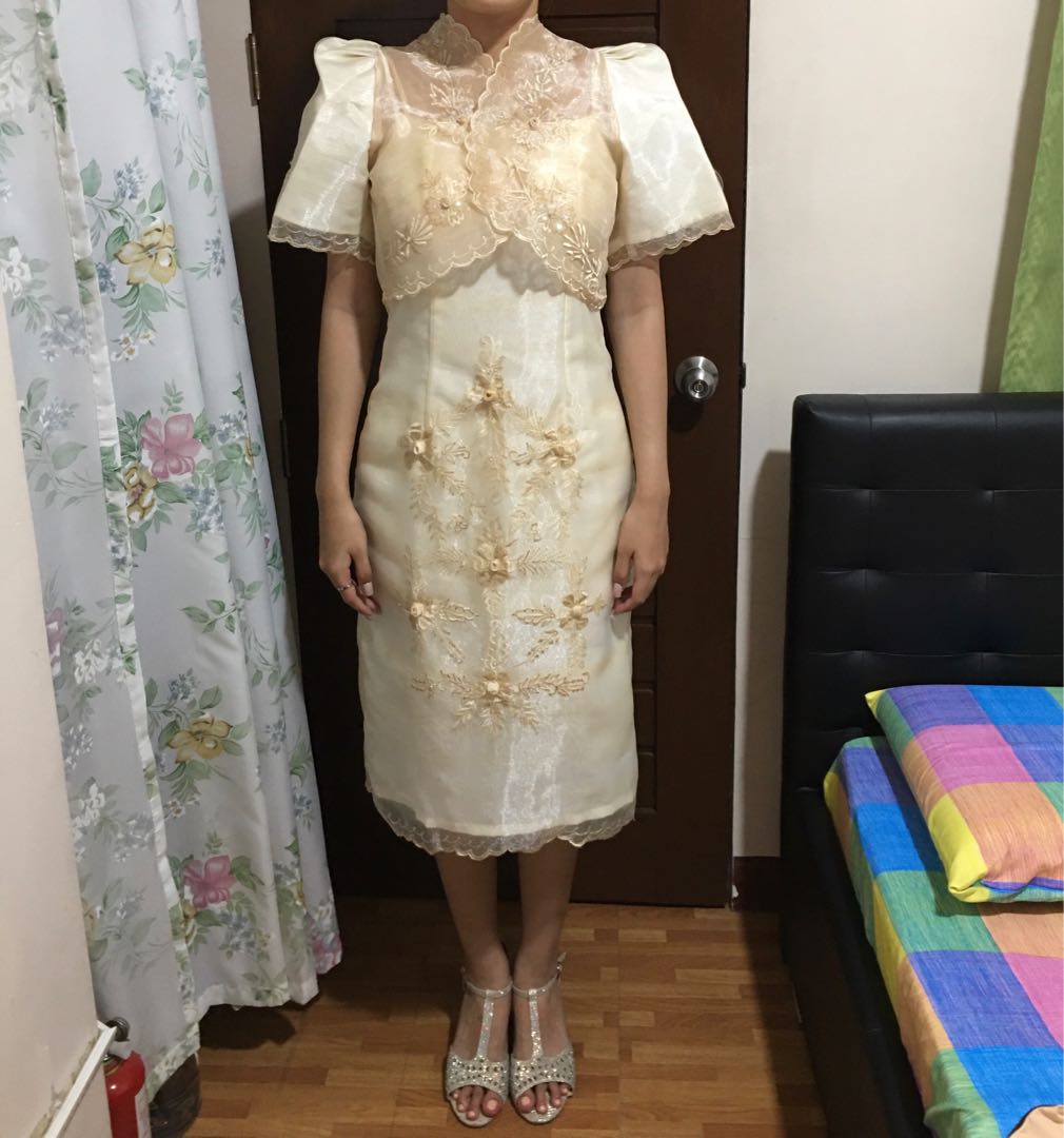Small, Filipiniana Dress set, Women's 