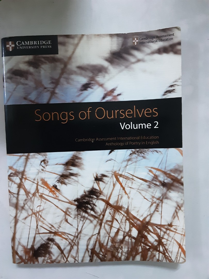 Vol 2 Songs of Ourselves Volume 2 Cambridge International IGCSE 