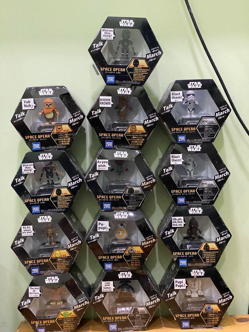 Contrapartida Varios basura Star wars space opera full set of 12 figurine, Hobbies & Toys, Toys & Games  on Carousell