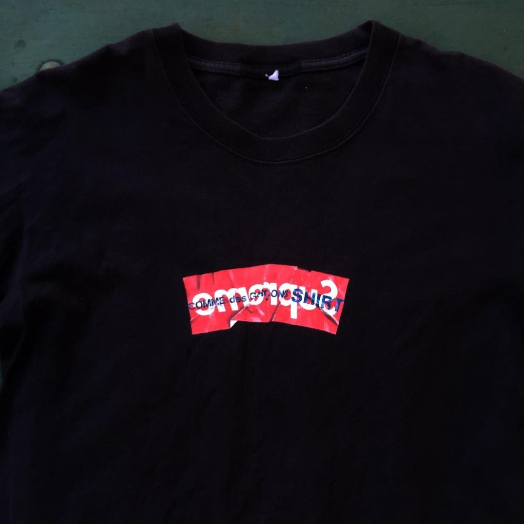 Supreme X CDG Box Logo Bogo Men s Fashion Tops Sets Tshirts
