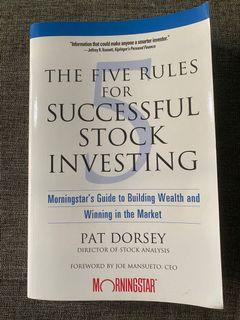 The five rules for successful stock investing