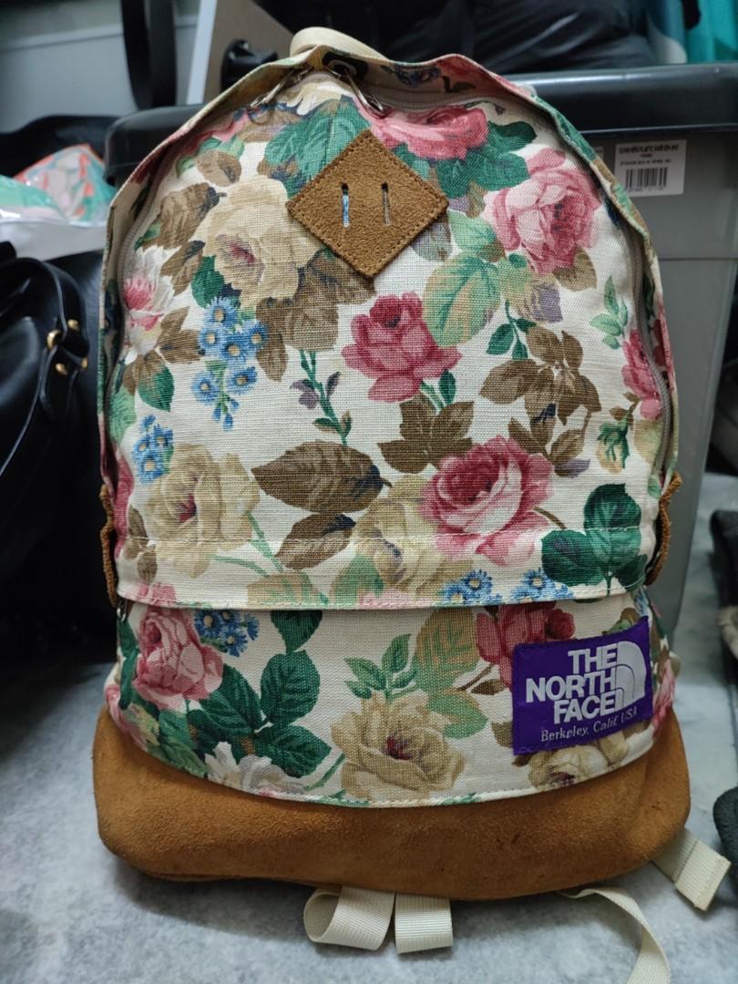 The north face floral backpack deals
