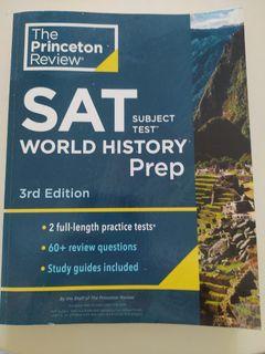 The Princeton Review SAT World History Prep Subject Test