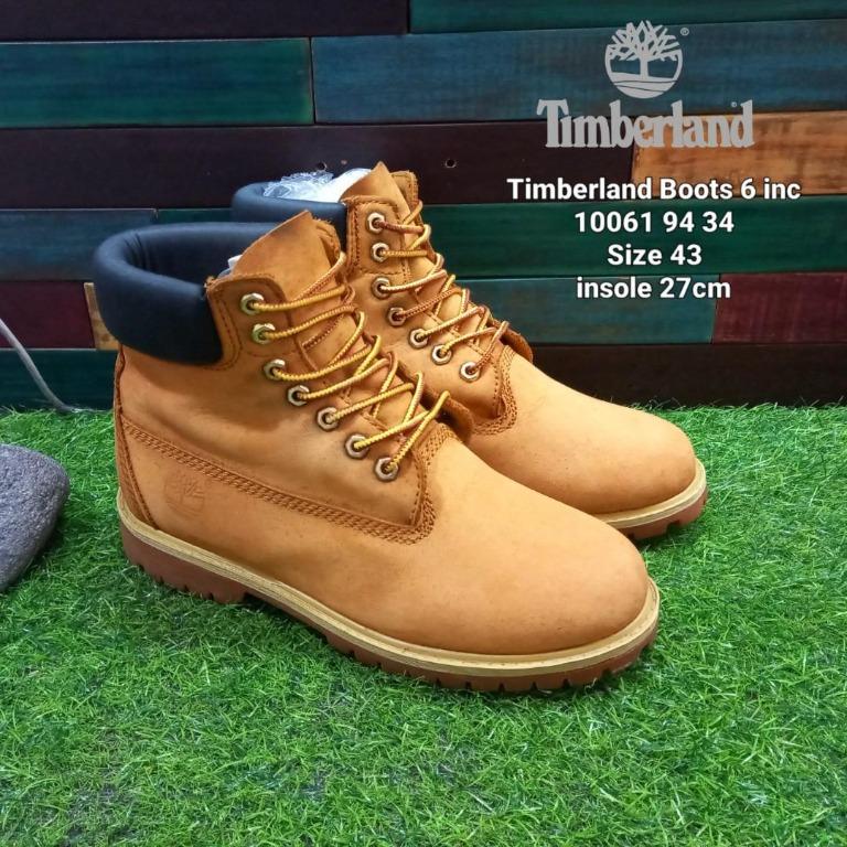 Timberland Boots inc Bassic Wheat Nubuck 10061 94 34 Size 43