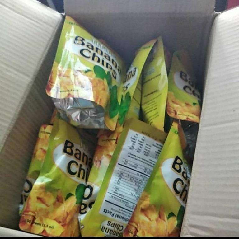 Tita's Banana Chips (Pride from Quezon) Sweet and crunchy 2.8oz, Food