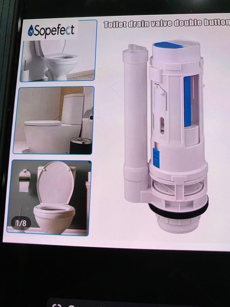 Toilet cistern outlet valve, Furniture & Home Living, Bathroom