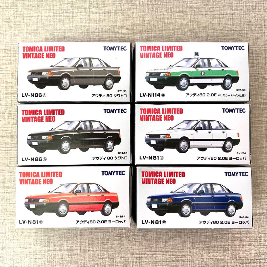 Tomica Limited Vintage Tomy Tomytec 多美卡アウディ80 クワトロLV