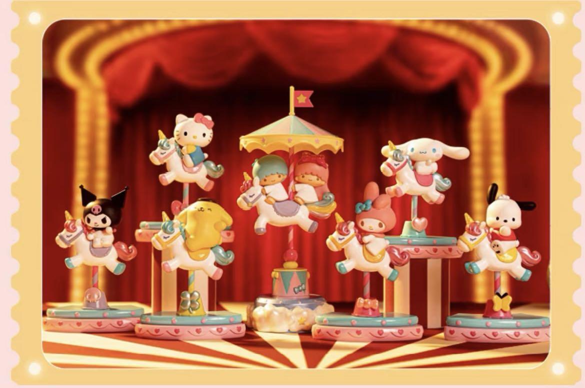 Toptoy Sanrio 夢幻旋轉木馬指定角色, 興趣及遊戲, 玩具& 遊戲類