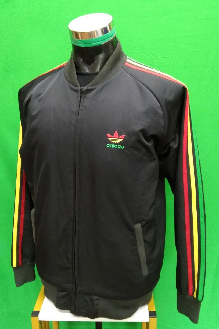 Adidas original top logo rasta