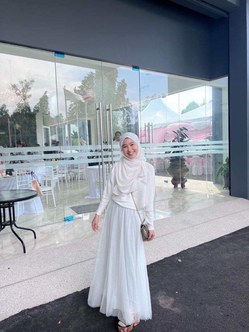Flowy net skirt hot sale