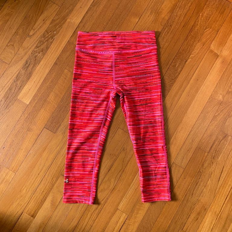 Under Armour Heatgear 3/4 Compression Legging Red