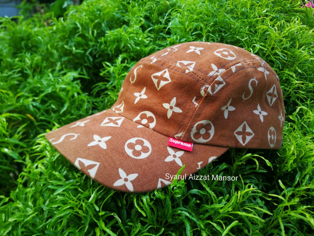 Vintage 2000 Supreme x LV Monogram Camp Cap OG Men s Fashion Watches Accessories Cap Hats on Carousell