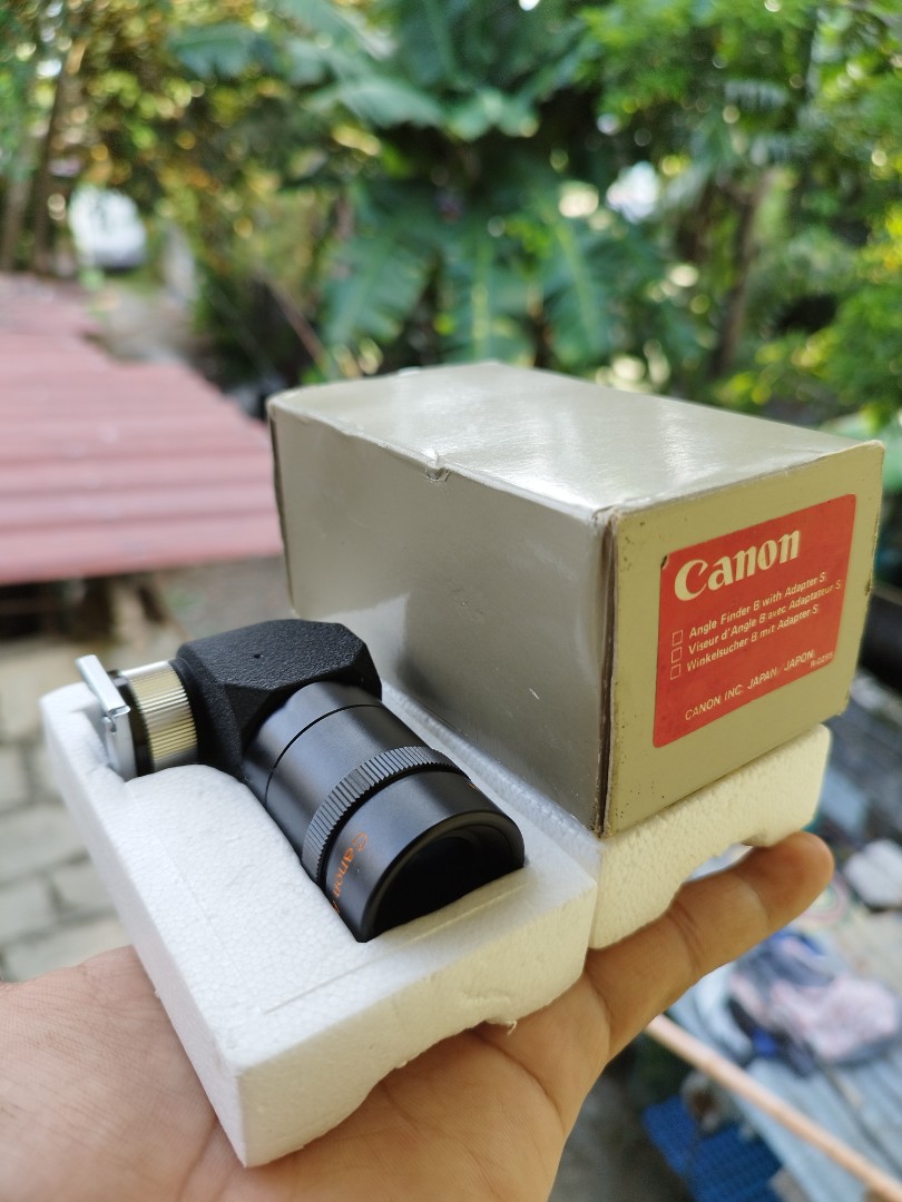 Vintage Canon Angle Finder B with Adapter S. With Box (R0295) Made
