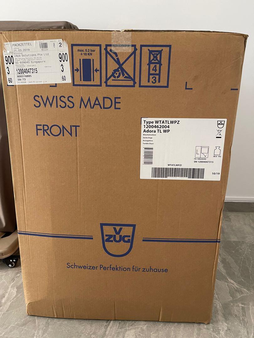 VZug Adora TL WP Dryer, TV & Home Appliances, Washing Machines and