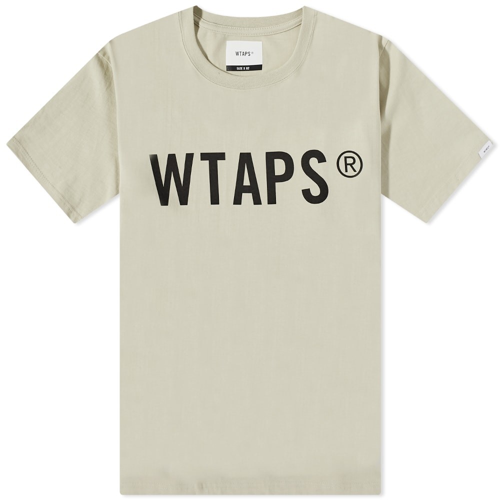 WTAPS Wtvua Logo Tee Sand, Men's Fashion, Tops & Sets, Tshirts