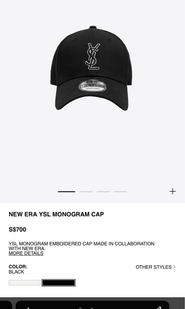 新品未使用 Saint Laurent ×NEW ERA サンローラン ニューエラ コラボ 