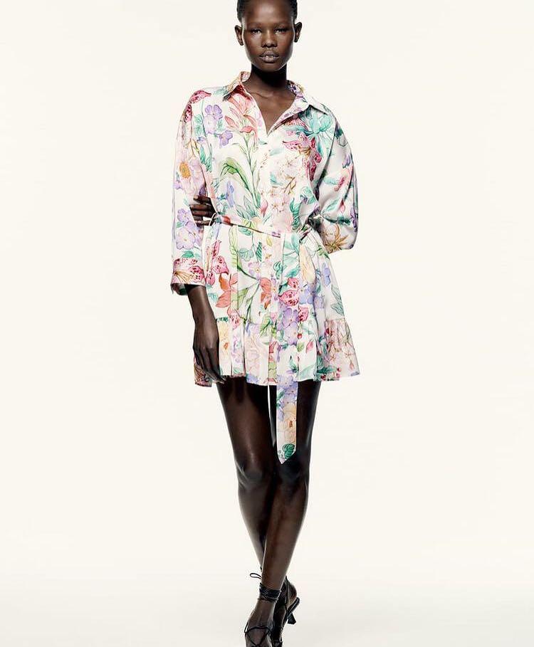 zara shirt dress