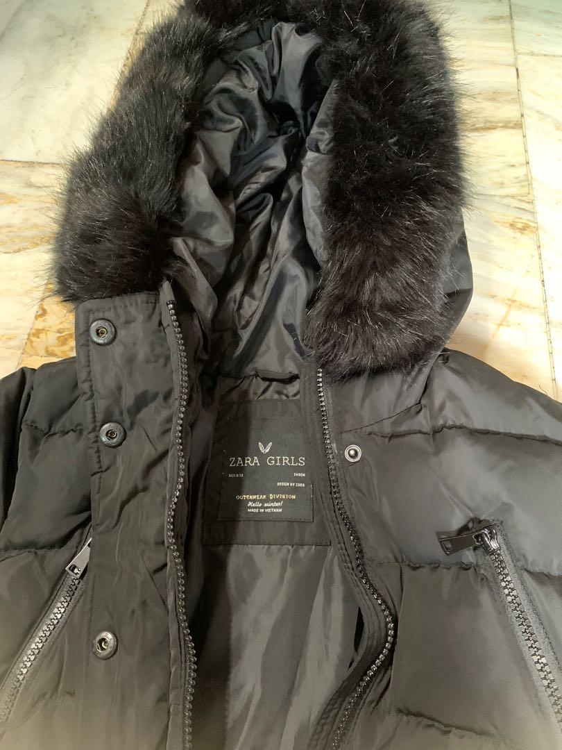Zara girls winter coats best sale