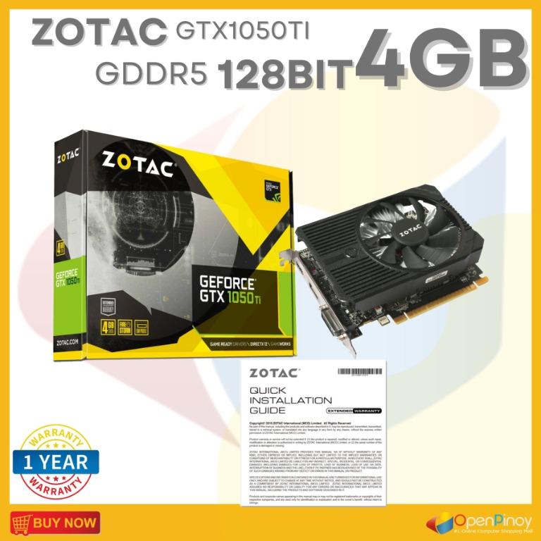 Zotac 1050 ti mini 4gb deals