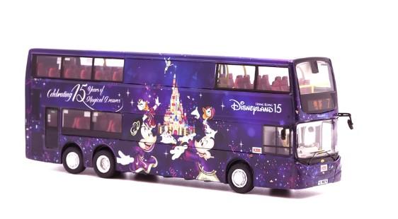 迪士尼樂園15週年巴士模型套裝(Duffy及Mickey各一架)1：76, 興趣