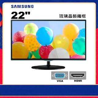 22 吋 Samsung LS22D390 LED mon 60HZ 琉璃晶藝纖框 S22D390 顯示器 monitor 螢幕