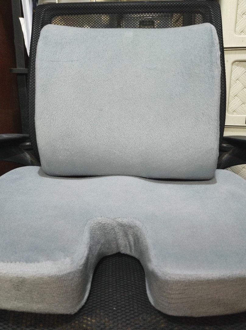 2 Pcs Orthopedic Hemorrhoid Seat Cushion Memory Foam Car Seat Cushion