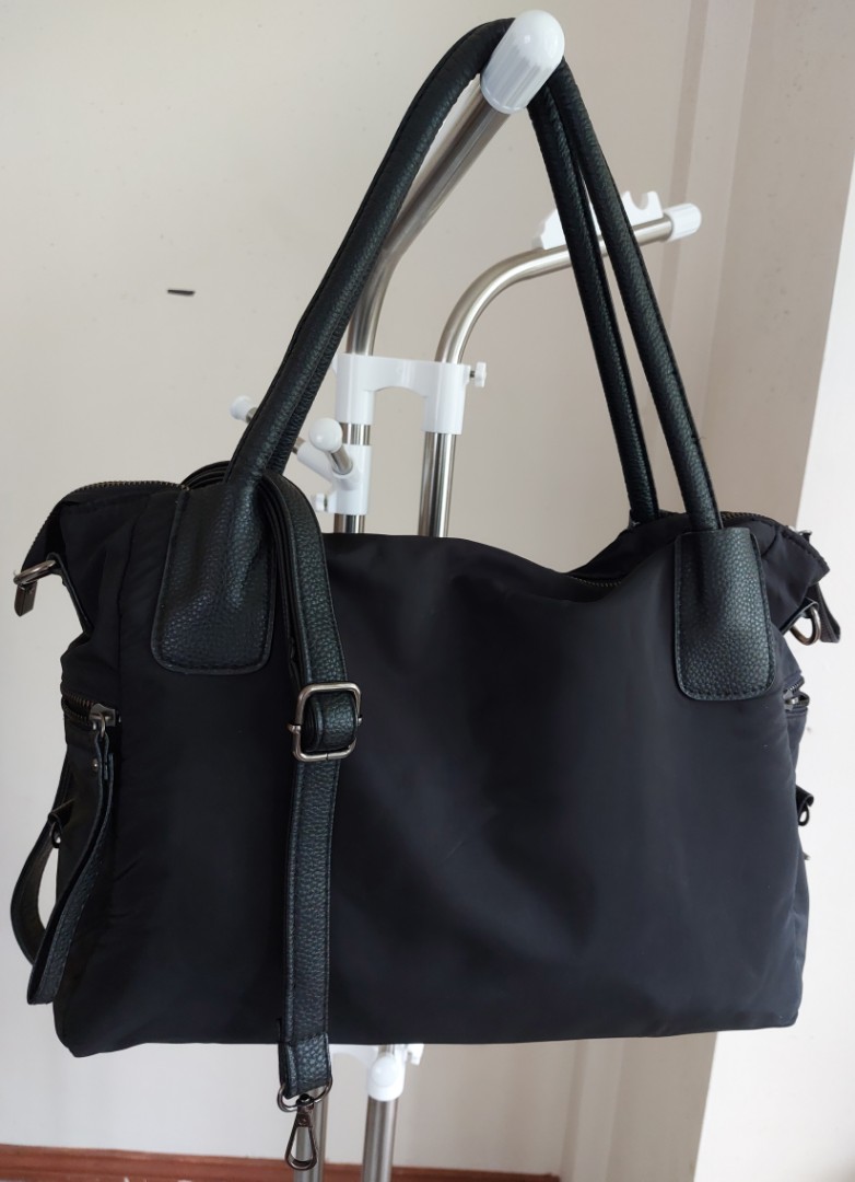2way large black bag, Women's Fashion, Bags & Wallets, Cross-body Bags ...
