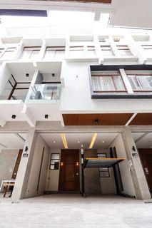 3-Car Garage High-end Townhouse in San Juan City, with Balcony, Yard, 24/7 Security