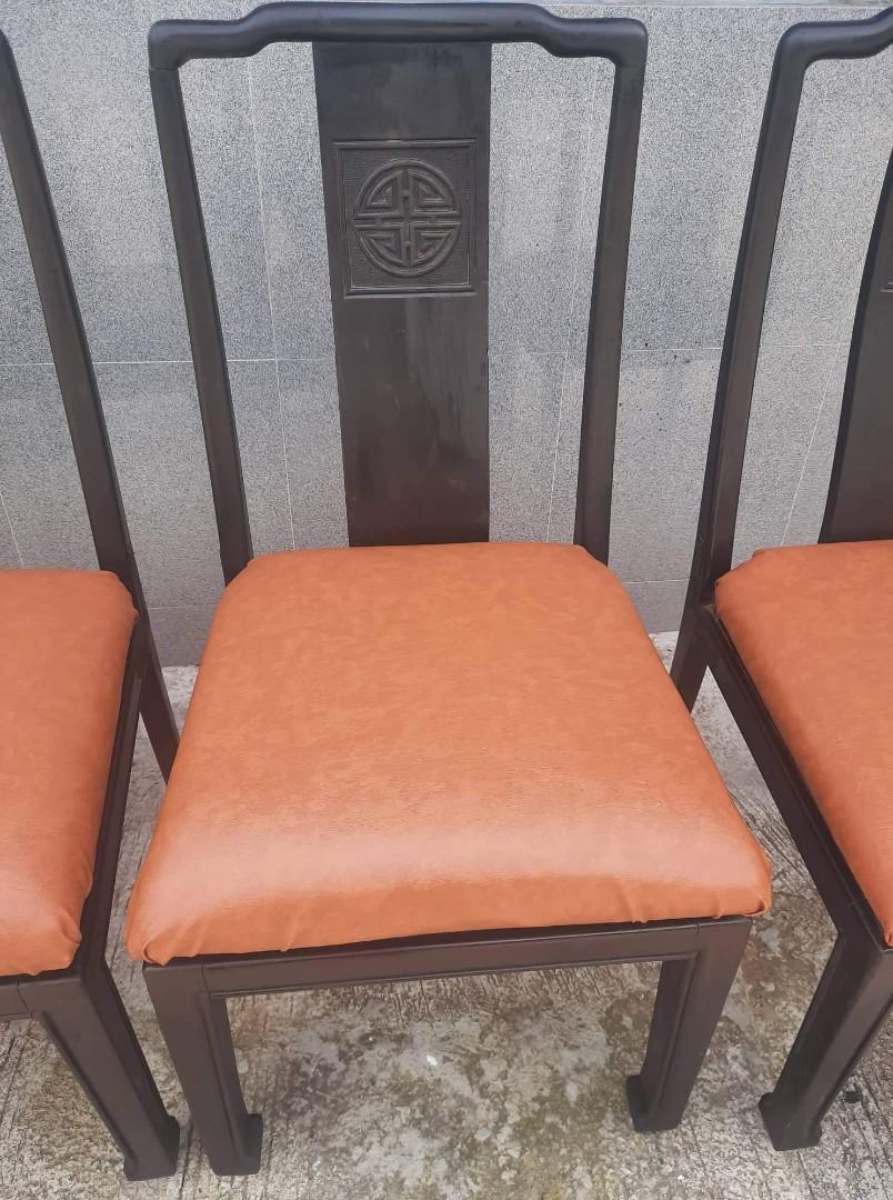 4 Seater Solid Narra Wood Dining Chairs Only, Furniture & Home Living