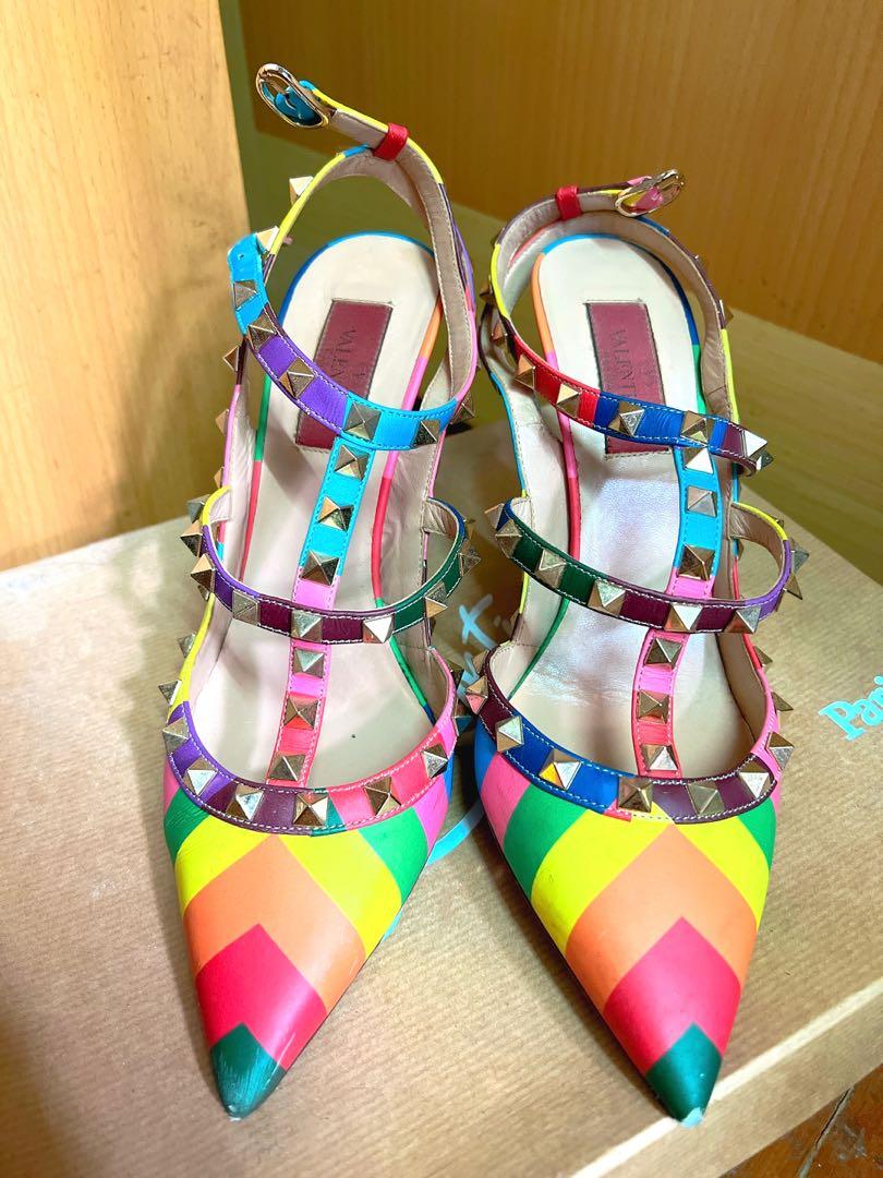 Valentino sales rainbow heels