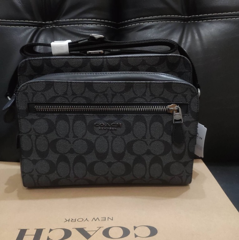 West camera bag in signature canvas best sale