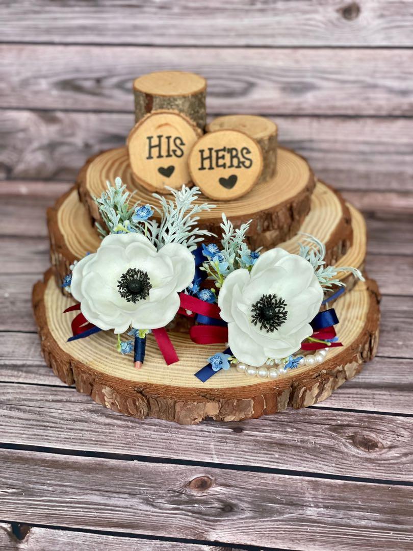 白色蒙羅麗紗襟花 興趣及遊戲 手作 自家設計 文具及工藝 花 Carousell