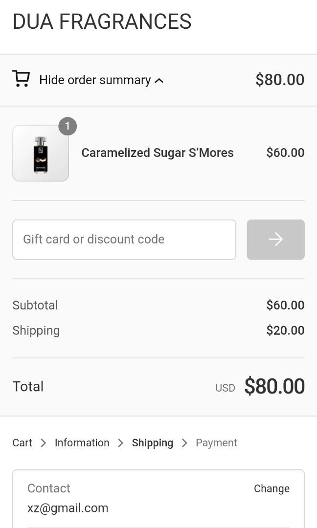BNIB DUA FRAGRANCES SMORES PERFUME