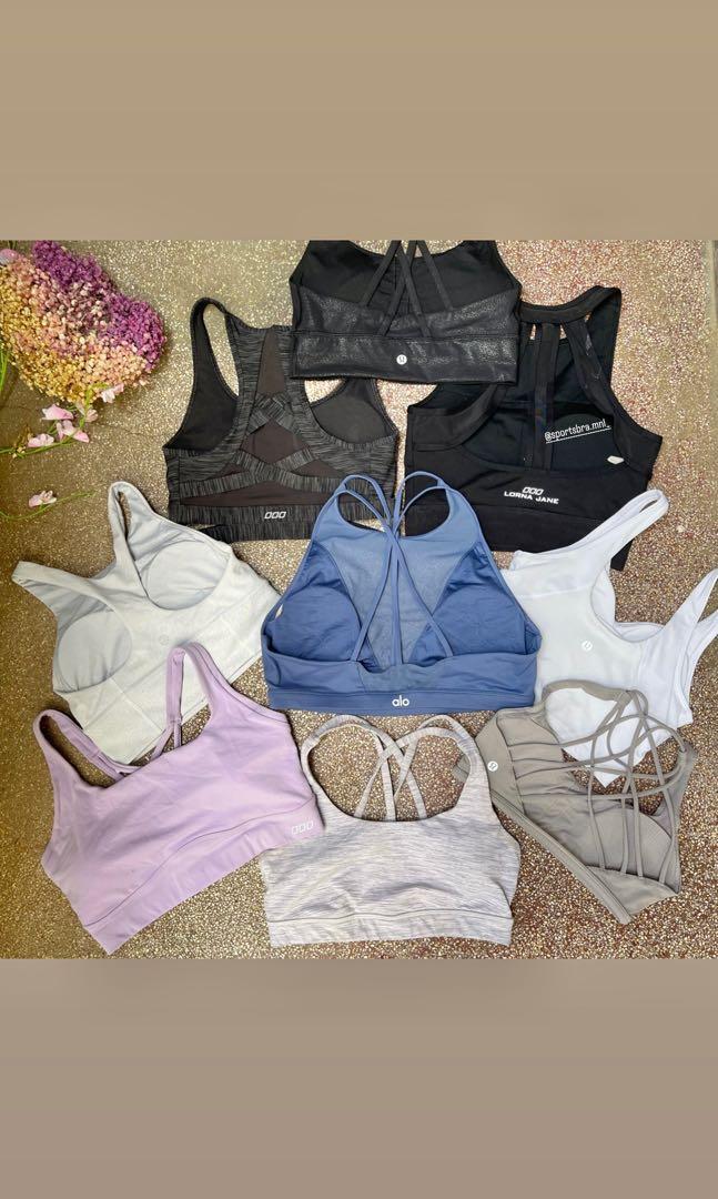 🔥 SALE - ALO , LULULEMON , LORNA JANE SPORTS BRA (Category: Activewear) located in Taguig. Submitted by sbmanilaaa (Listing ID 1170093440, Image 1). Description: ALO LULULEMON AND LORNA JANE.