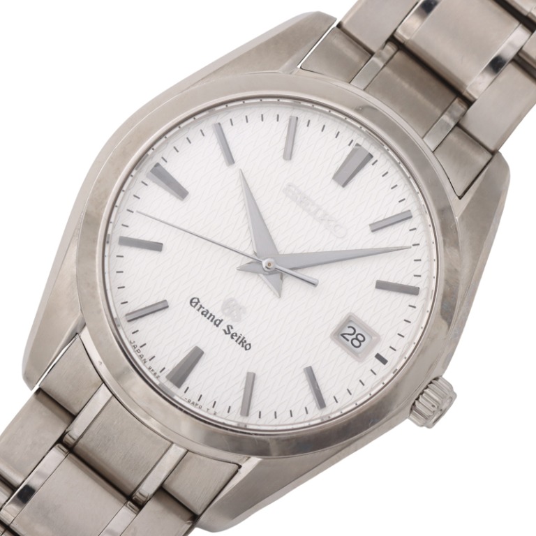 精工SEIKO Grand Seiko SBGX067 白色石英手錶男士, 名牌, 手錶- Carousell