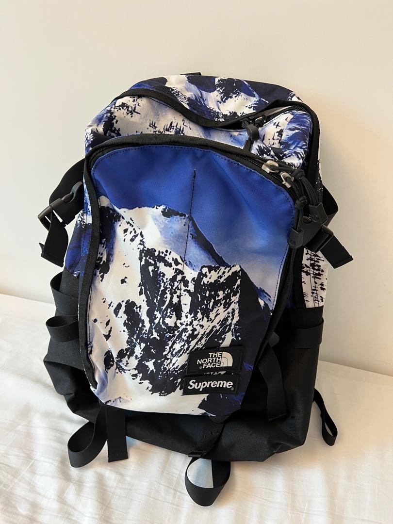 限量版) Supreme x North Face backpack mountain 雪山背包, 男