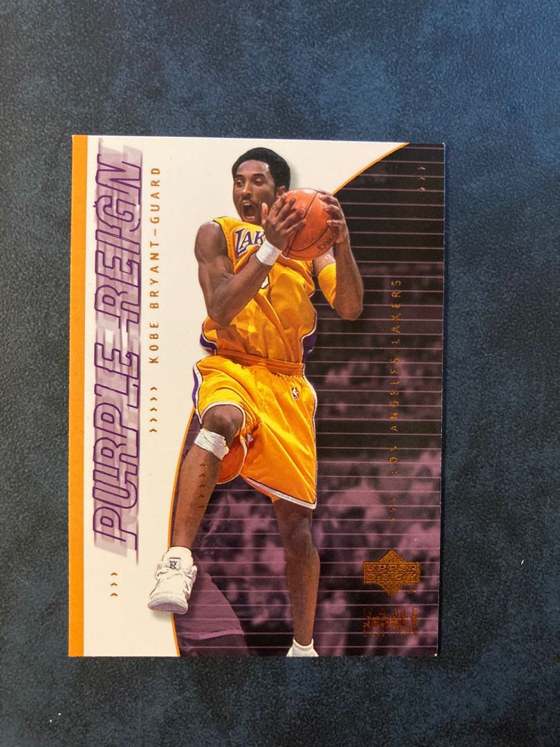 絕版罕有 Upper Deck 2001年 NBA 高比拜仁 Kobe Bryant 高比仔 籃球員卡 籃球卡 UD Purple Reign