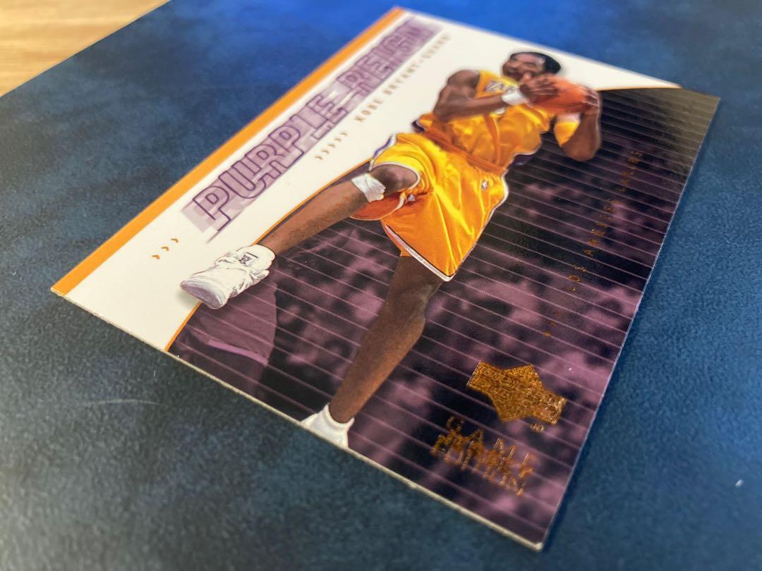 絕版罕有 Upper Deck 2001年 NBA 高比拜仁 Kobe Bryant 高比仔 籃球員卡 籃球卡 UD Purple Reign